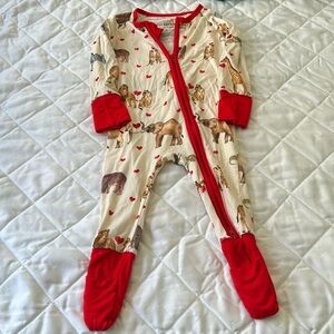 Little Crowns and Capes footed pajamas